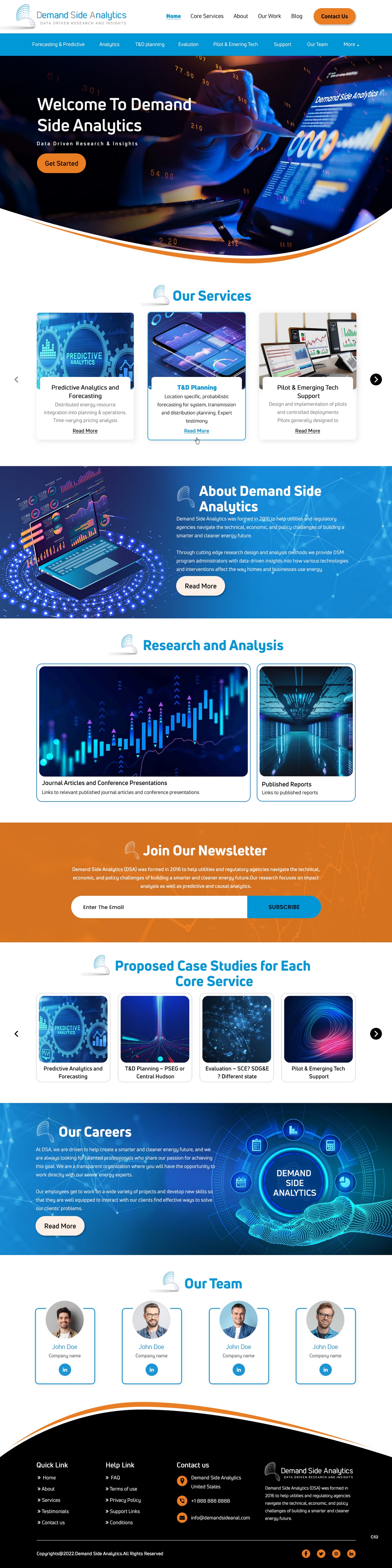Web Design by pb for Demand Side Analytics | Design #29703112