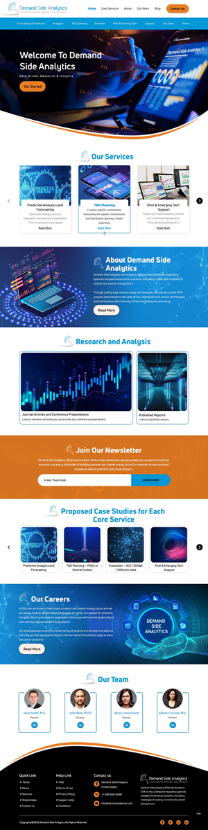 Web Design by pb for Demand Side Analytics | Design: #29708809