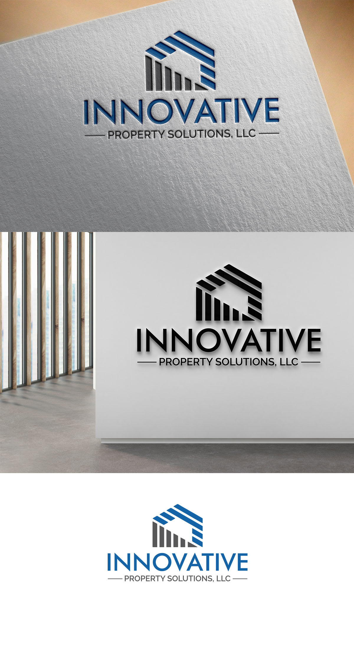 Logo Design for Innovative Property Solutions, LLC by Mehran Wala S