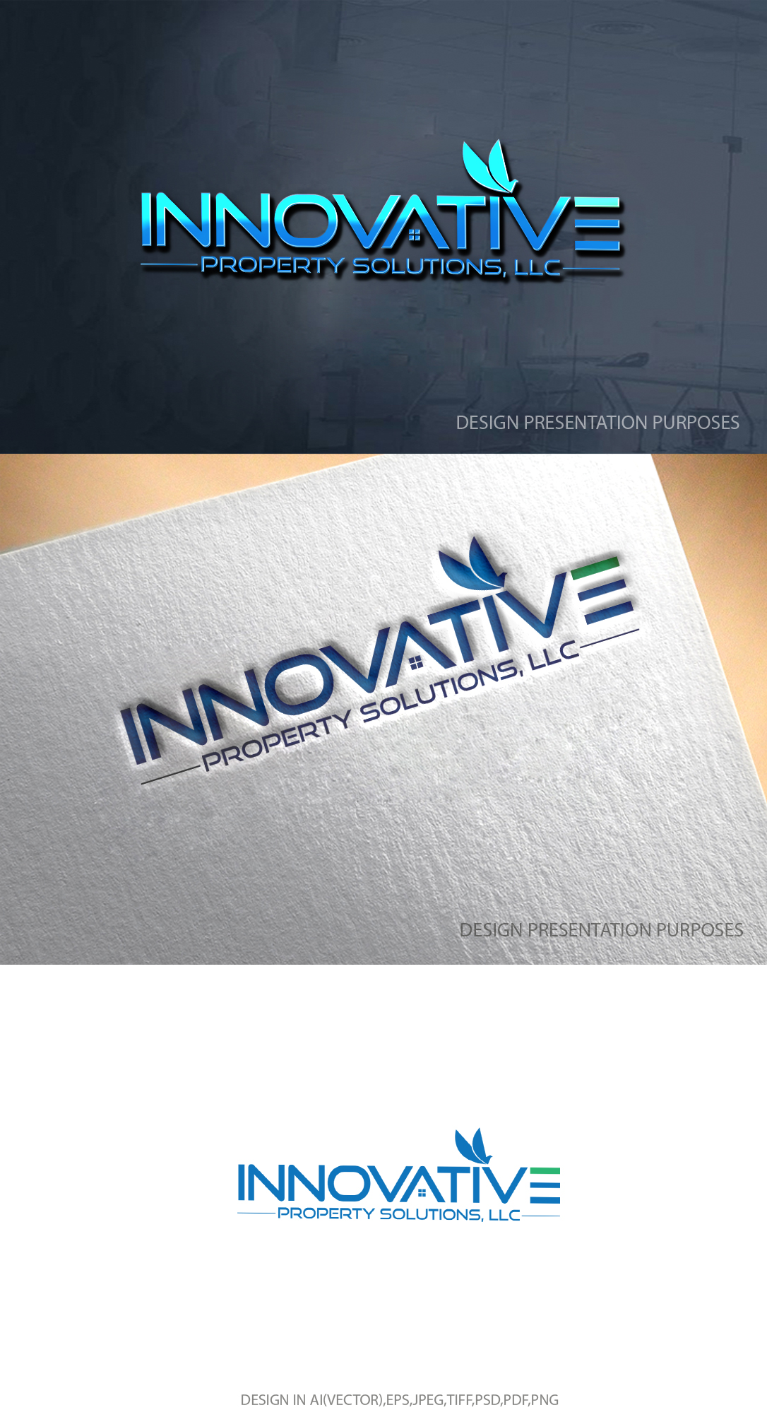 Design de Logo par zebronicgraphic pour Innovative Property Solutions, LLC | Design #29678098