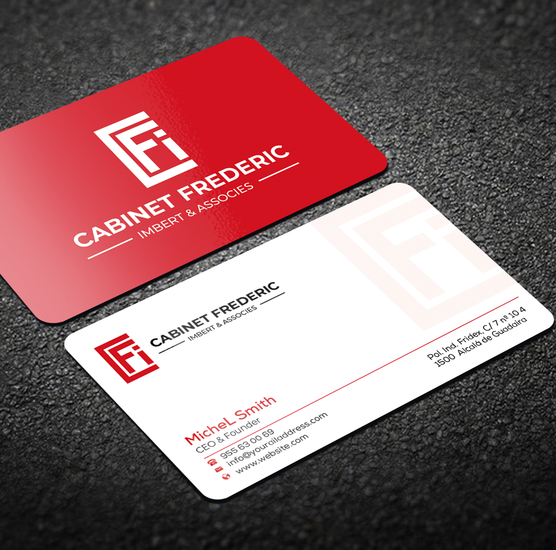 Diseño de Logo por Graphixpointt para CABINET FREDERIC IMBERT & ASSOCIES | Diseño #29690279