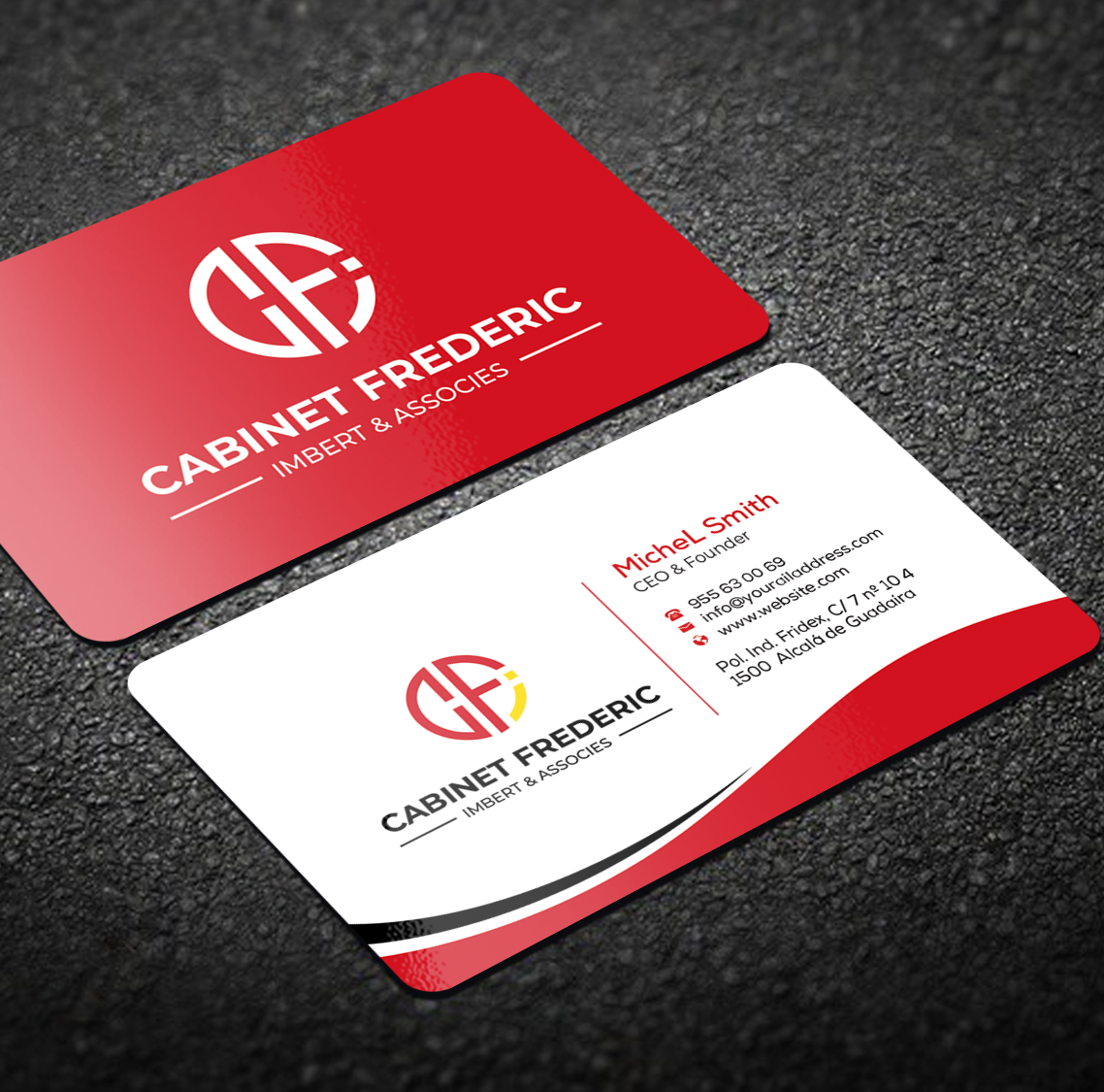 Logo Design by Graphixpointt for CABINET FREDERIC IMBERT & ASSOCIES | Design #29690280