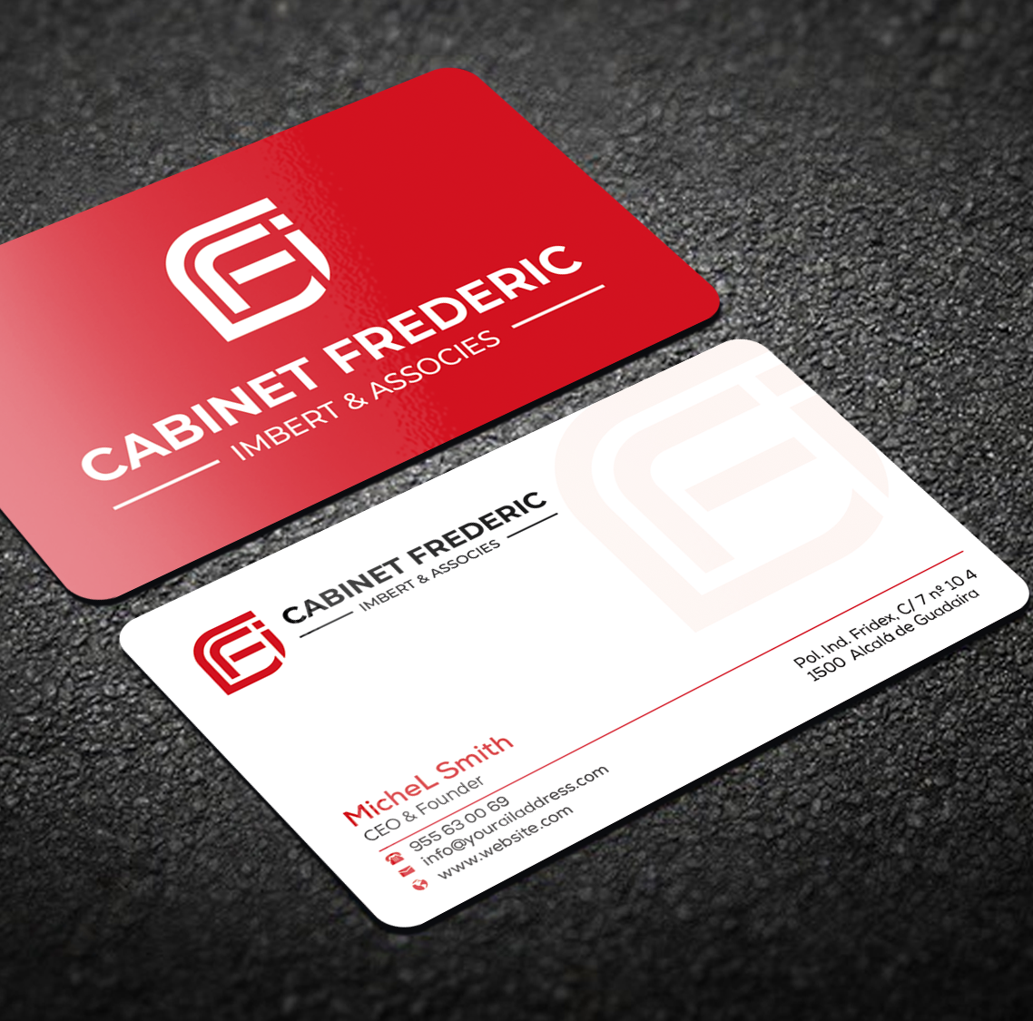 Logo Design by Graphixpointt for CABINET FREDERIC IMBERT & ASSOCIES | Design #29690281