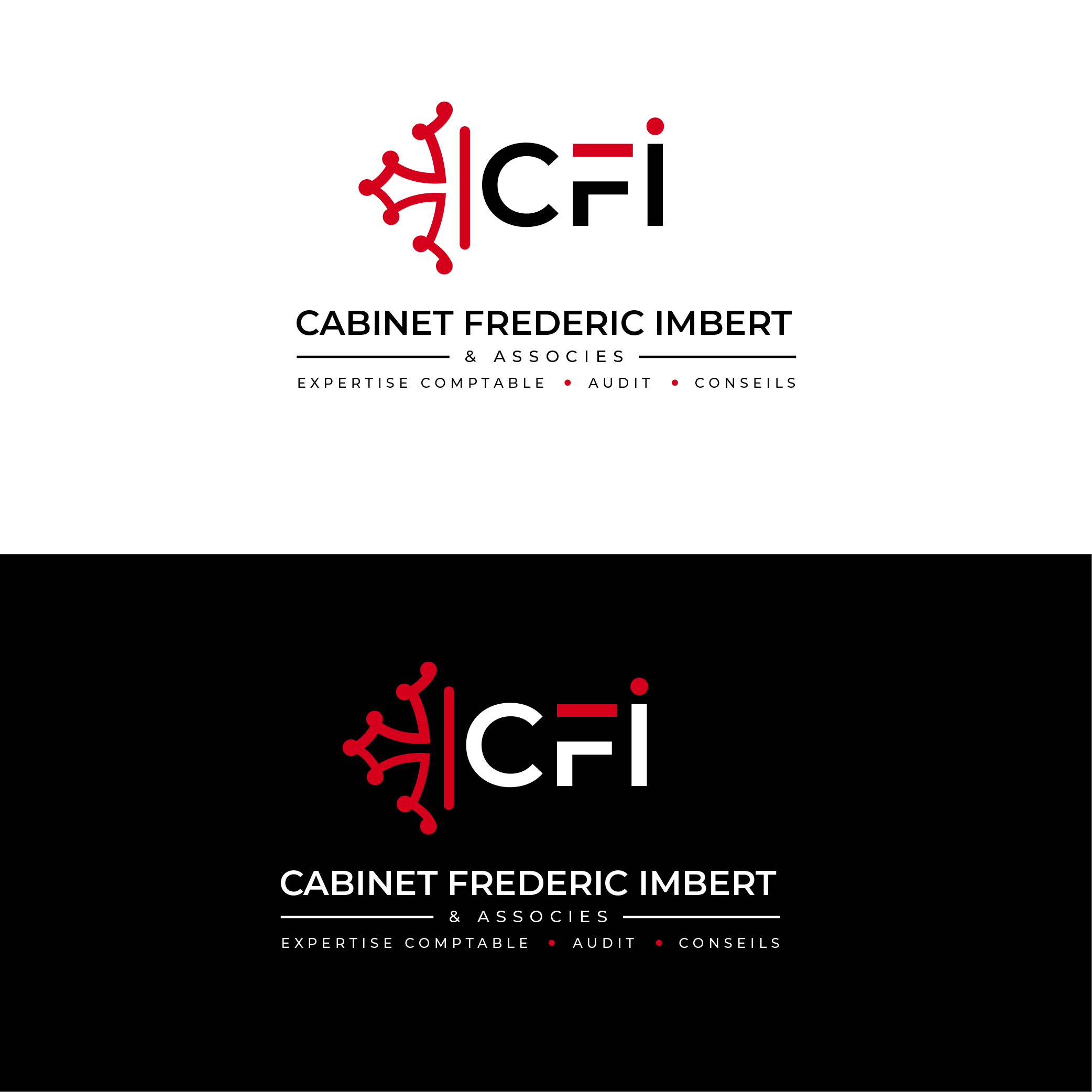 Diseño de Logo por Graphixpointt para CABINET FREDERIC IMBERT & ASSOCIES | Diseño #29707822