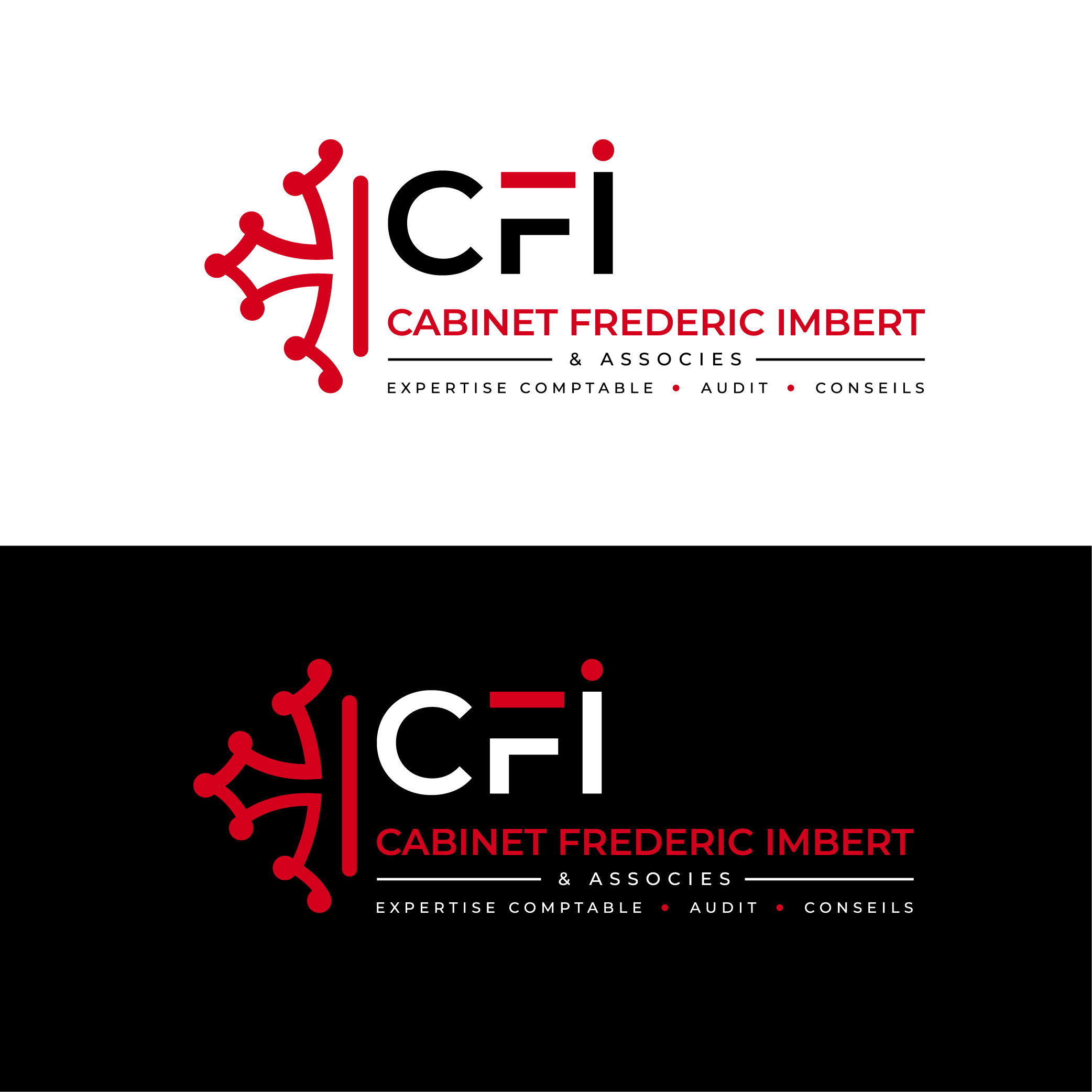 Diseño de Logo por Graphixpointt para CABINET FREDERIC IMBERT & ASSOCIES | Diseño #29722703