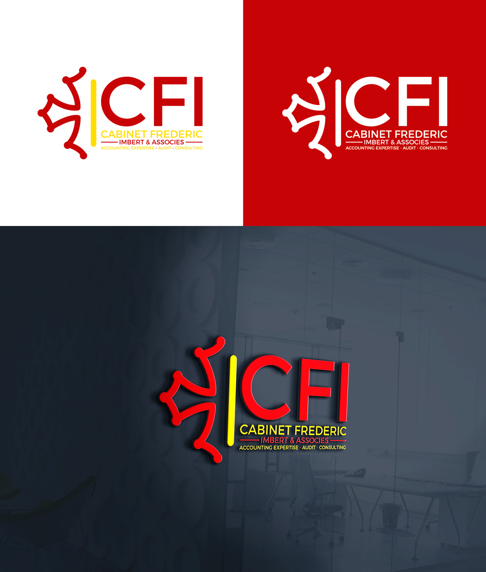 Diseño de Logo por RA-bica para CABINET FREDERIC IMBERT & ASSOCIES | Diseño #29700119