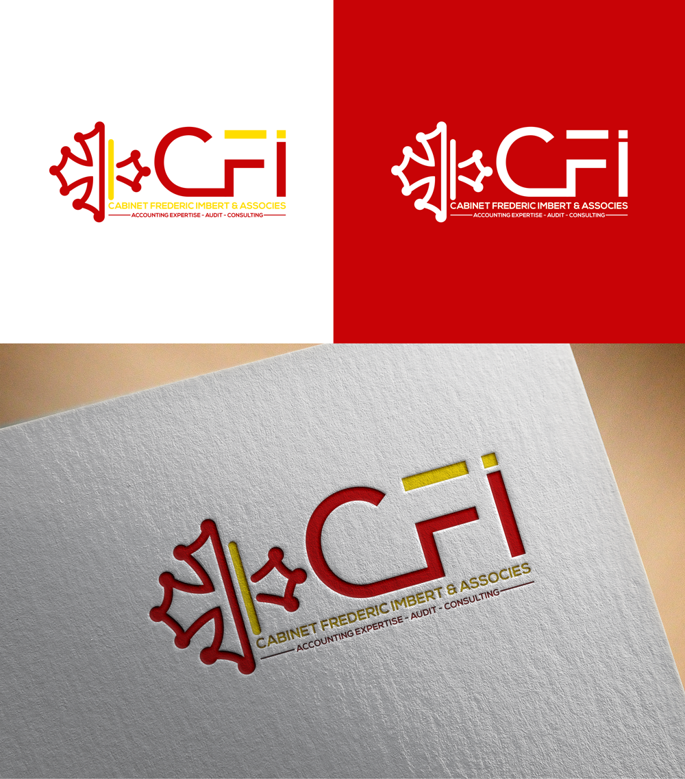 Diseño de Logo por RA-bica para CABINET FREDERIC IMBERT & ASSOCIES | Diseño #29700120