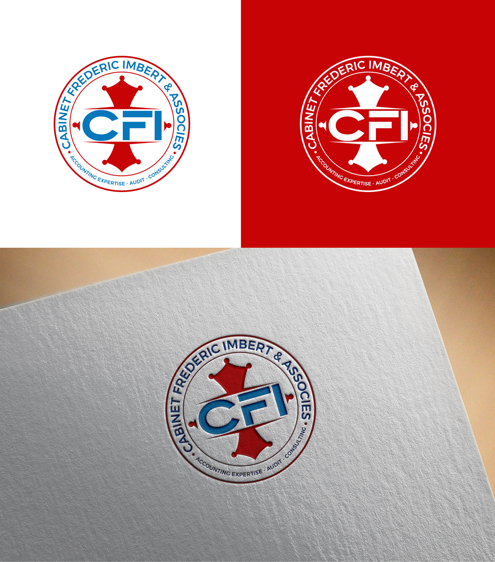 Logo Design by RA-bica for CABINET FREDERIC IMBERT & ASSOCIES | Design #29700122