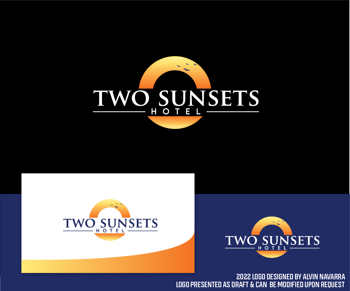 Logo Design by alvinnavarra for Two Sunsets Hotel | Design #29691049