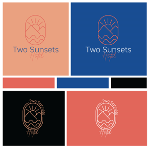 Diseño de Logo por Maystro para Two Sunsets Hotel | Diseño #29681338