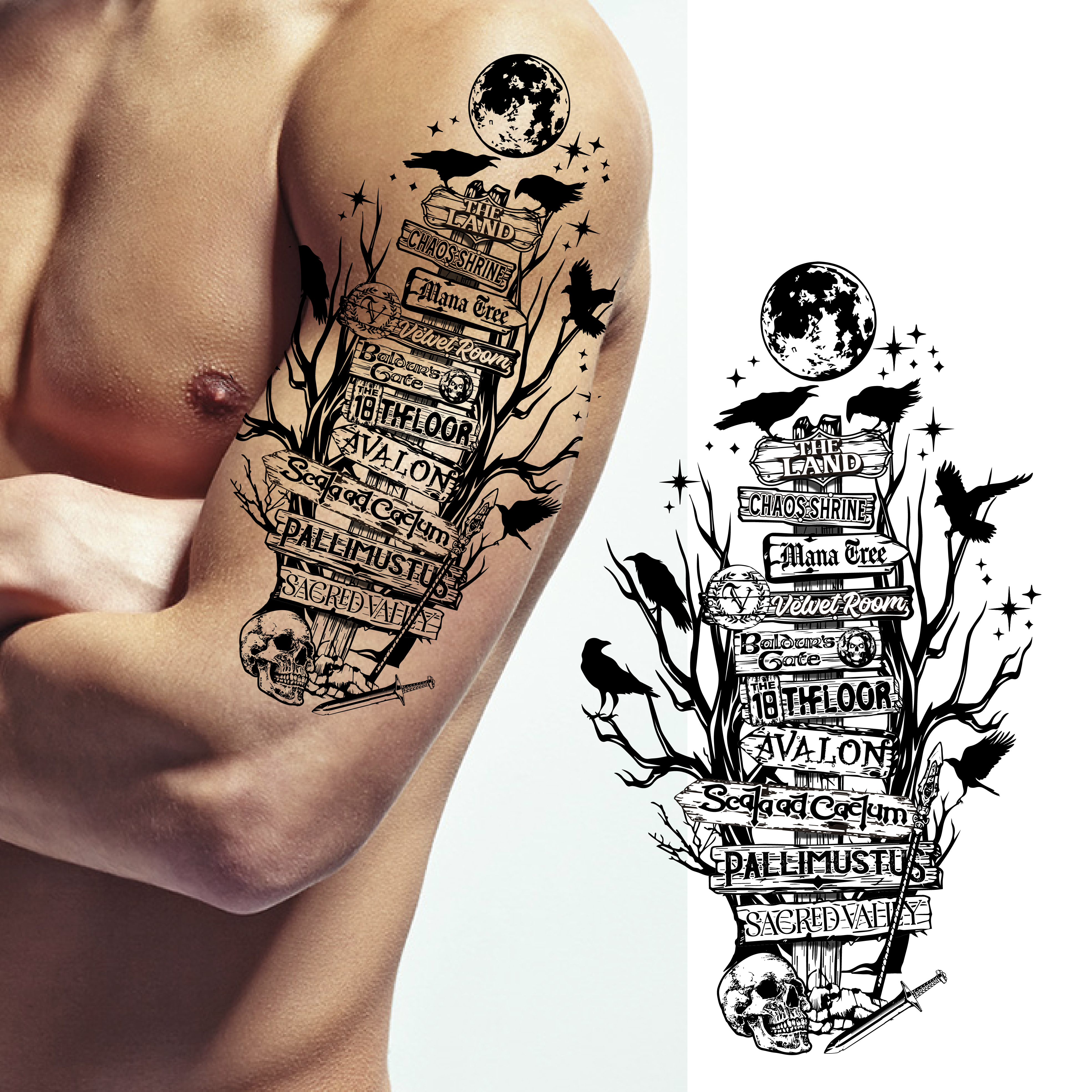 Tattoo Design by Jose Lopez ( Verified Pro Designer ) for this project | Design #29685374