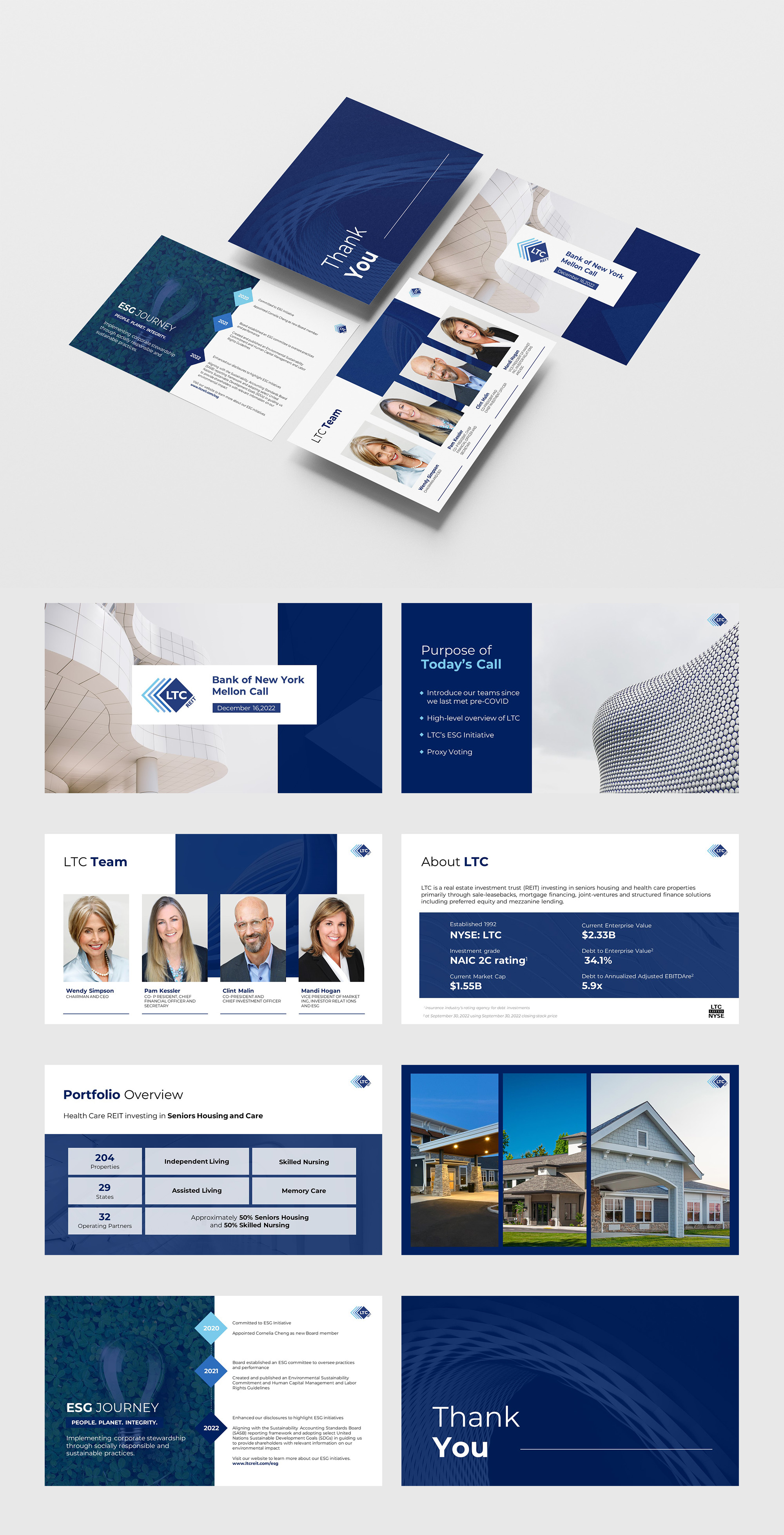 PowerPoint Design by JanuXart for LTC Properties | Design: #29682312