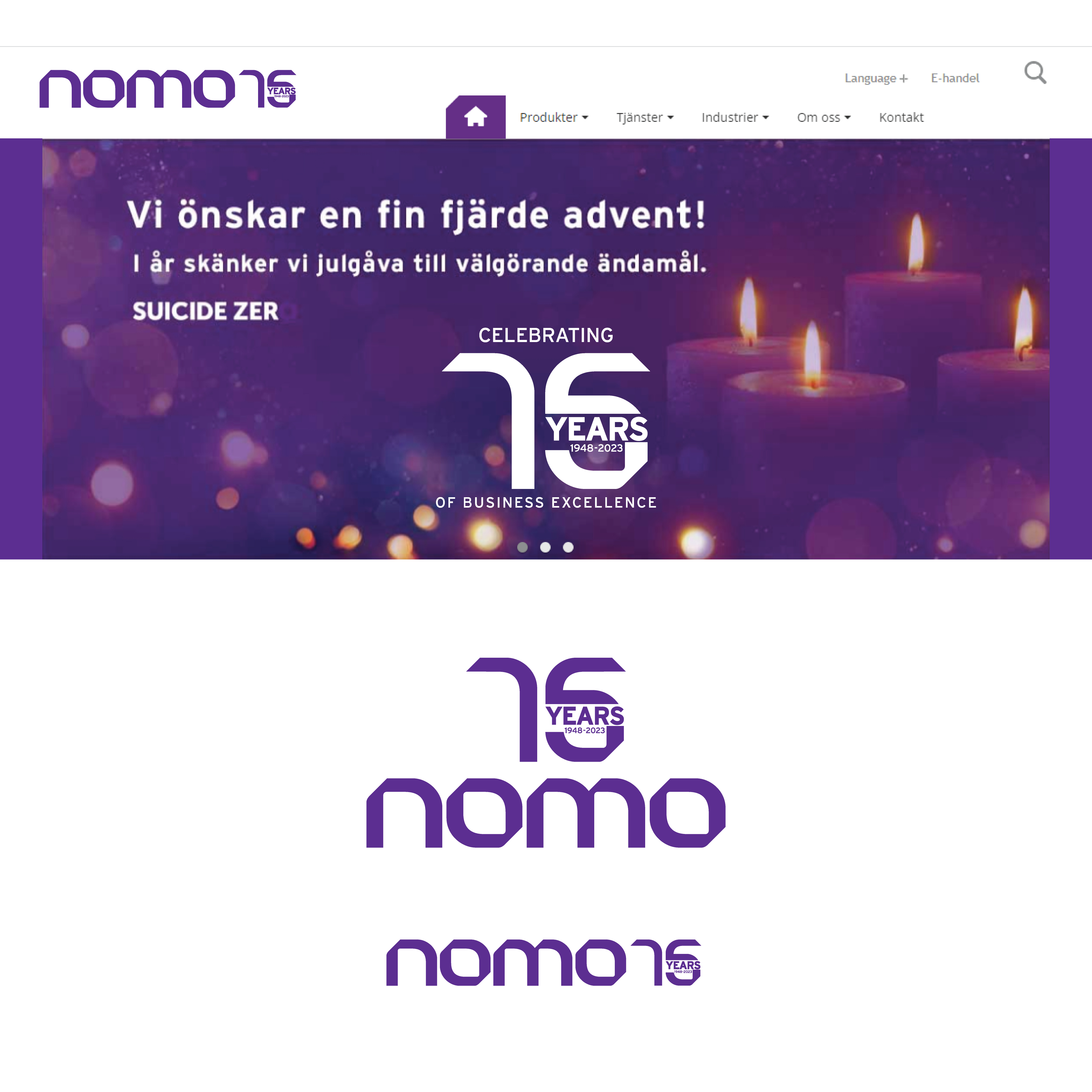 Logo Design by Design Element for Nomo Kullager AB | Design #29689198