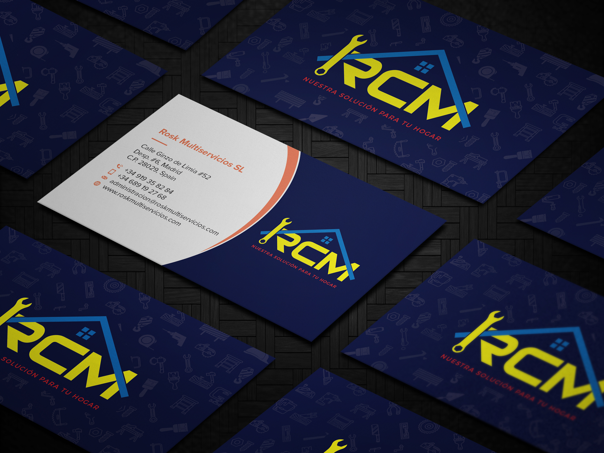 Stationery Design by OxonoArt for Rosk Multiservicios S.L. | Design #29704654