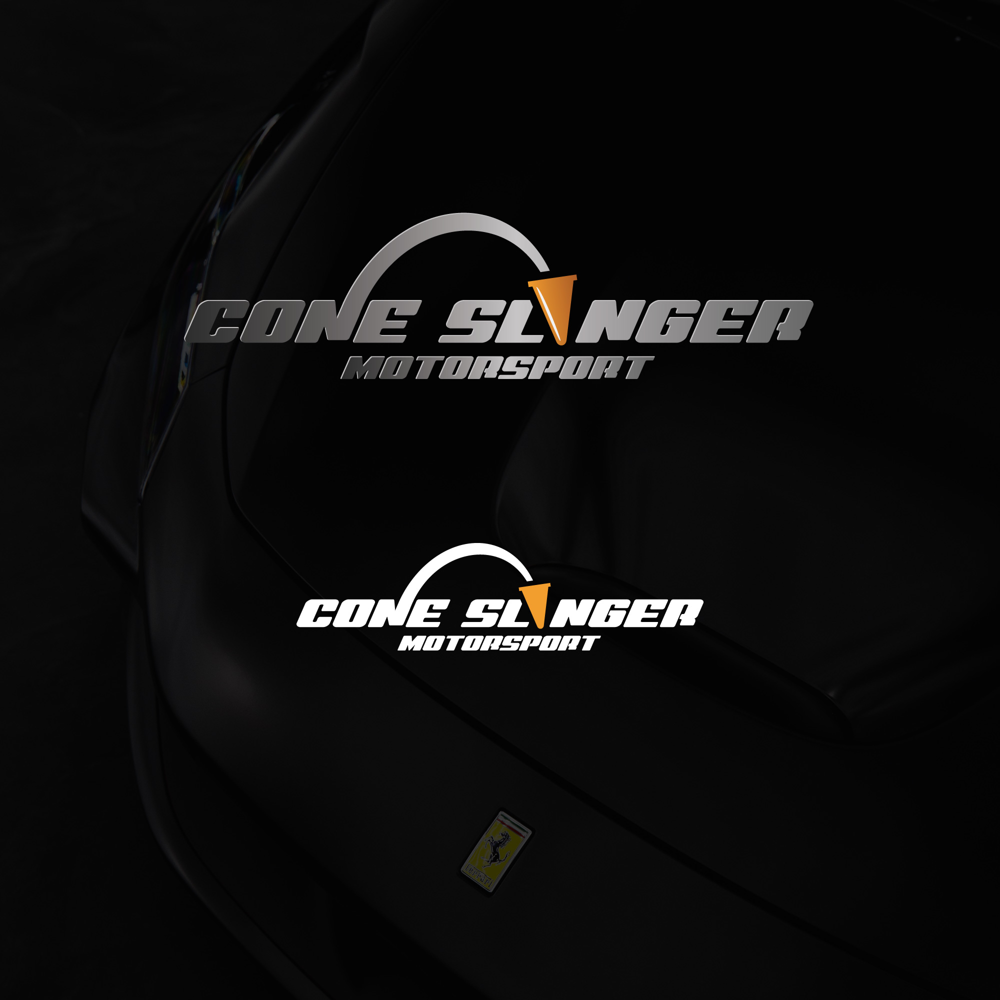 Masculine, Professional, Automotive Racing Logo Design for Cone Slinger