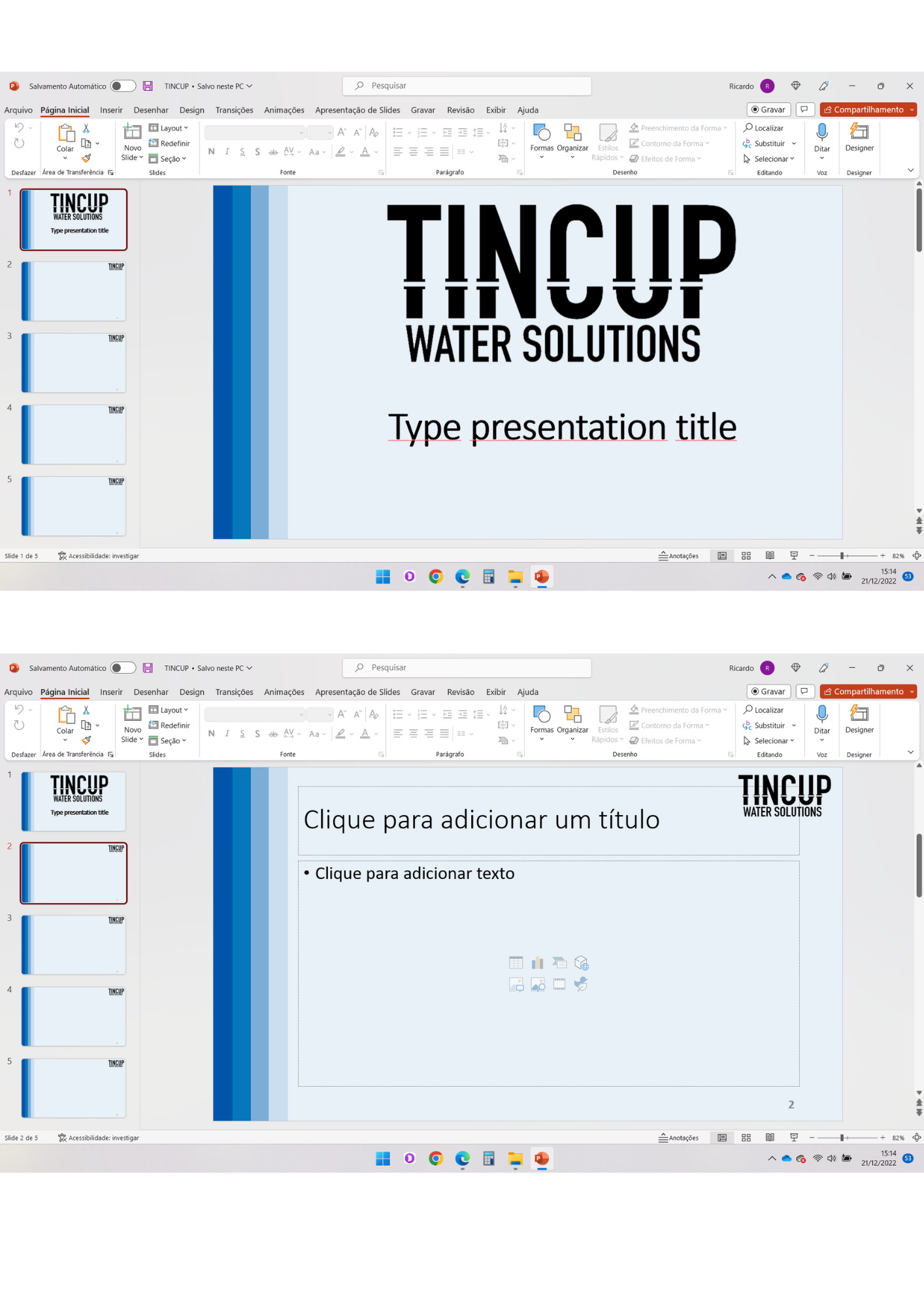 Diseño de PowerPoint por Ricardo Soares para este proyecto | Diseño #29709487
