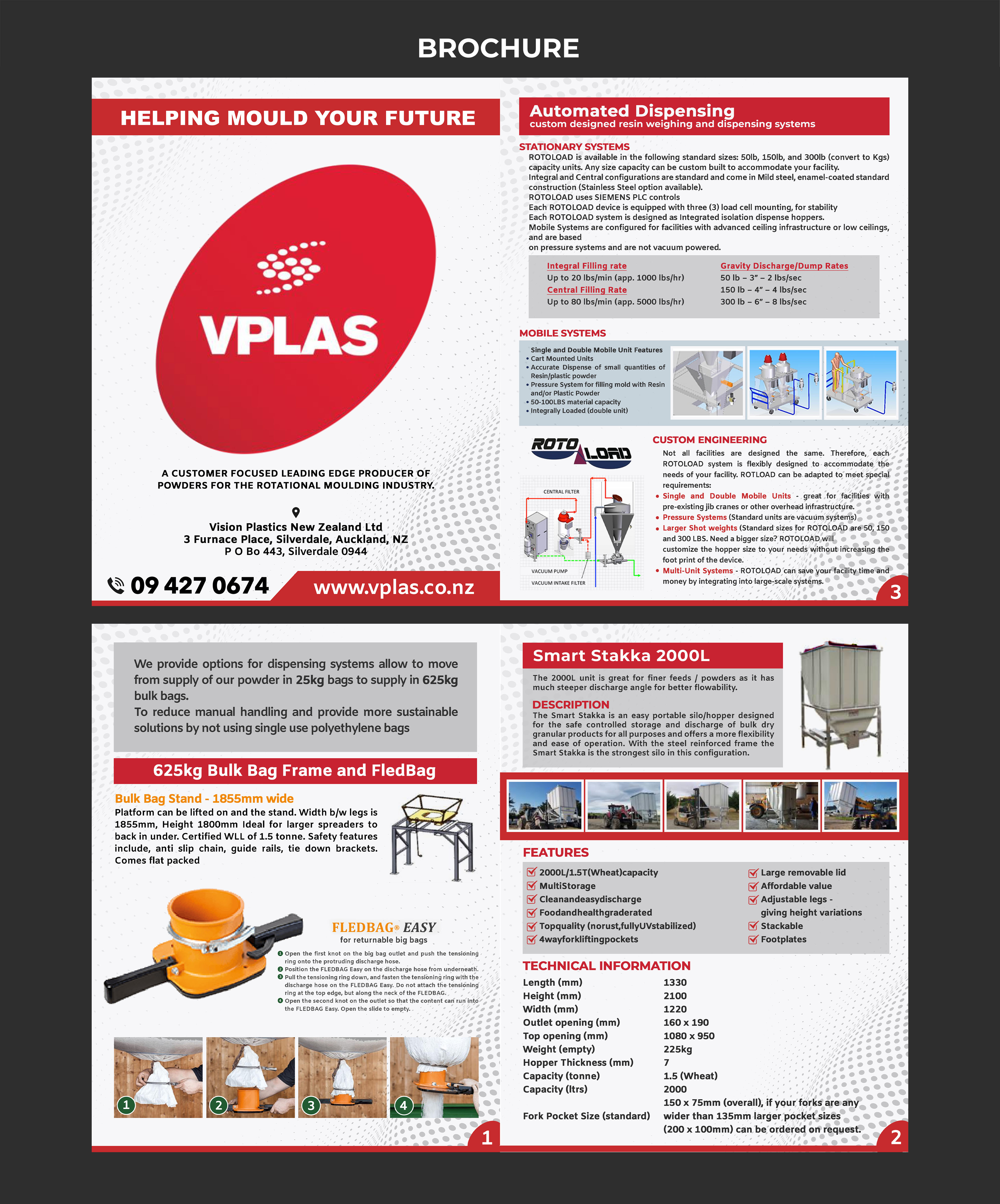 Broschüren-Design von Anhar für Vision PLastcis NZ Limited | Design #29716141