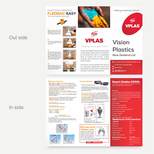Design de Brochure par Z Hadi pour Vision PLastcis NZ Limited | Design #29713820