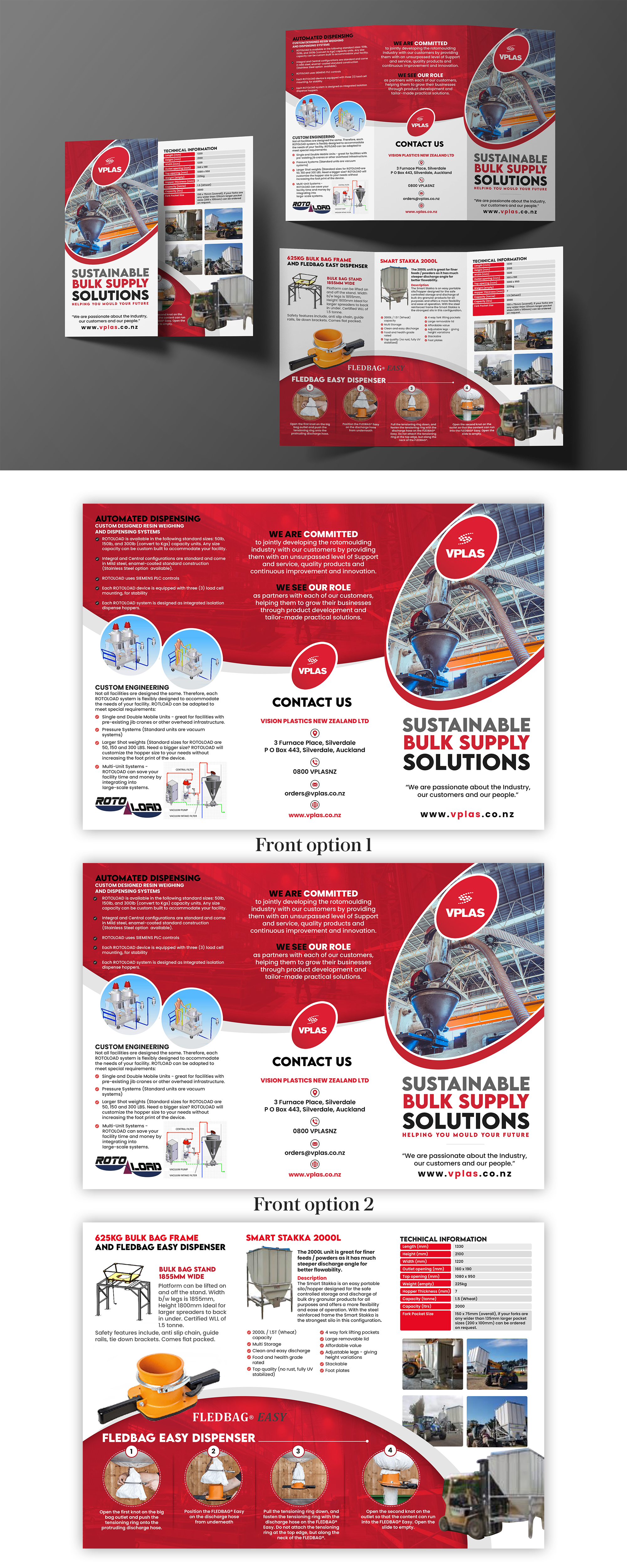 Diseño de Brochure por debdesign para Vision PLastcis NZ Limited | Diseño #29711110