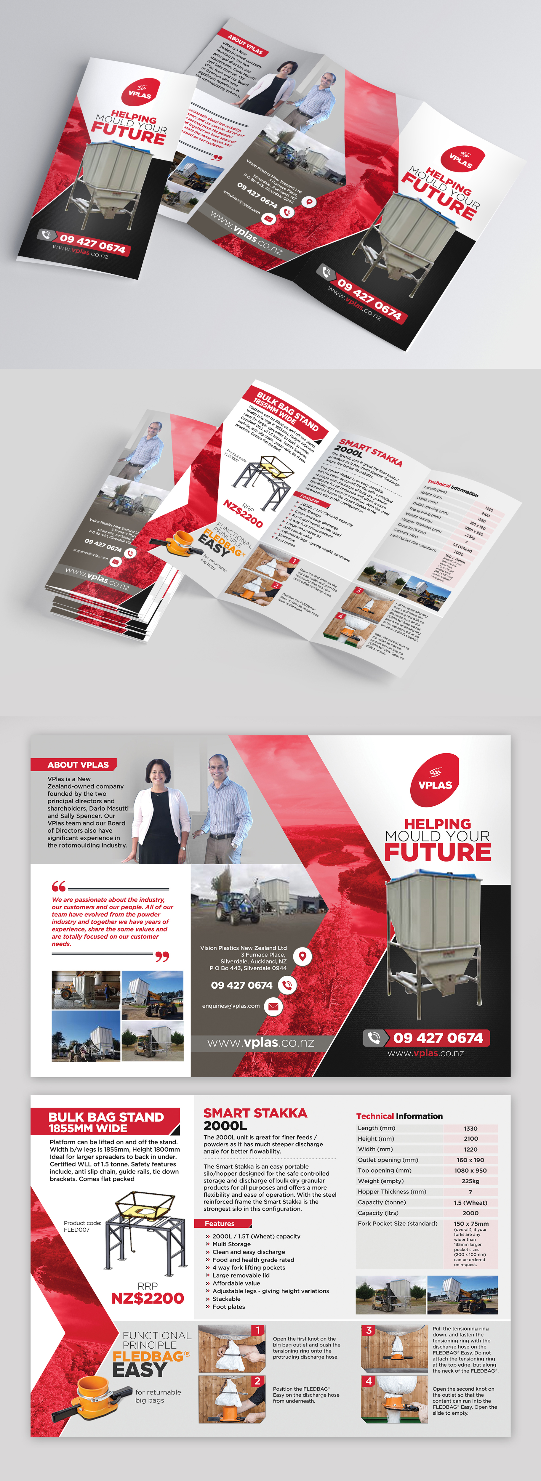 Brochure Design by 123graphics for Vision PLastcis NZ Limited | Design #29701394
