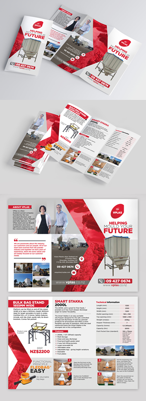 Broschüren-Design von 123graphics für Vision PLastcis NZ Limited | Design: #29701404
