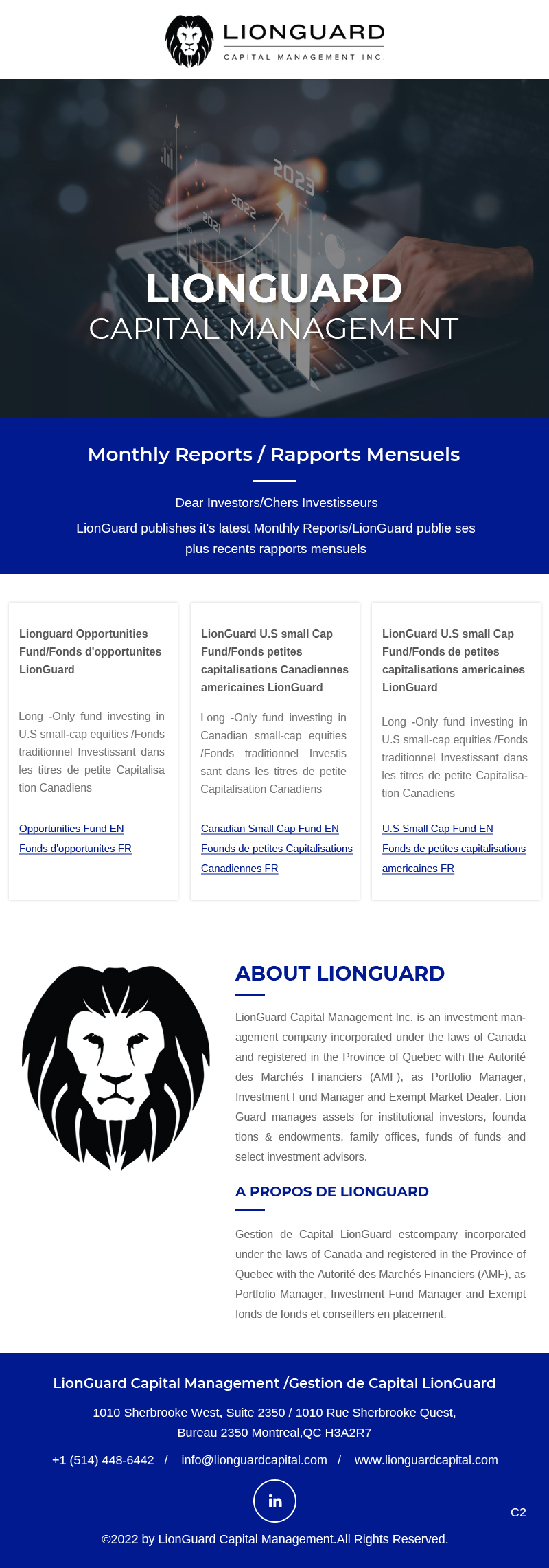 Design de Marketing Électronique par pb pour LionGuard Capital Management Inc. | Design #29702888