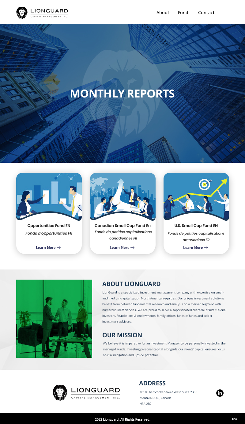 Diseño de Mercadeo por Correo Electrónico por pb para LionGuard Capital Management Inc. | Diseño #29702899