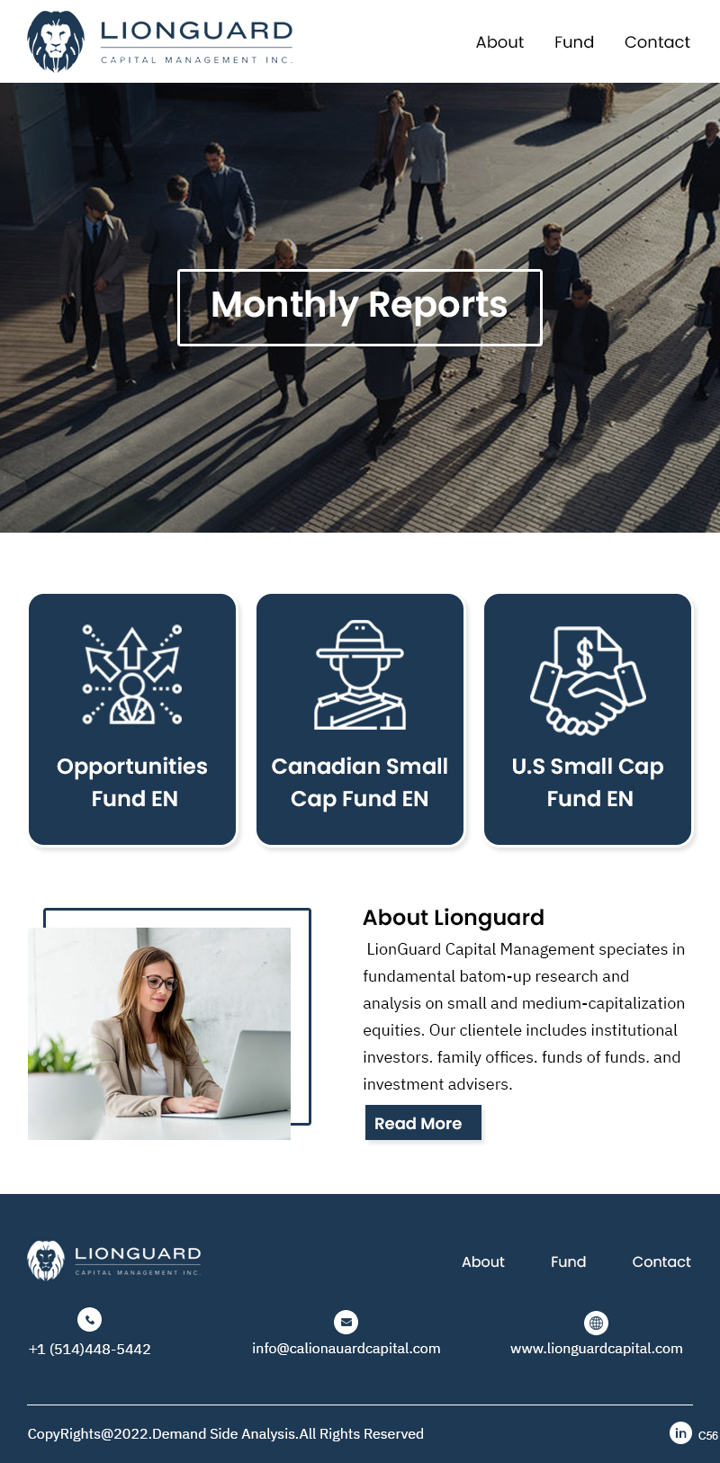 Diseño de Mercadeo por Correo Electrónico por pb para LionGuard Capital Management Inc. | Diseño #29702900