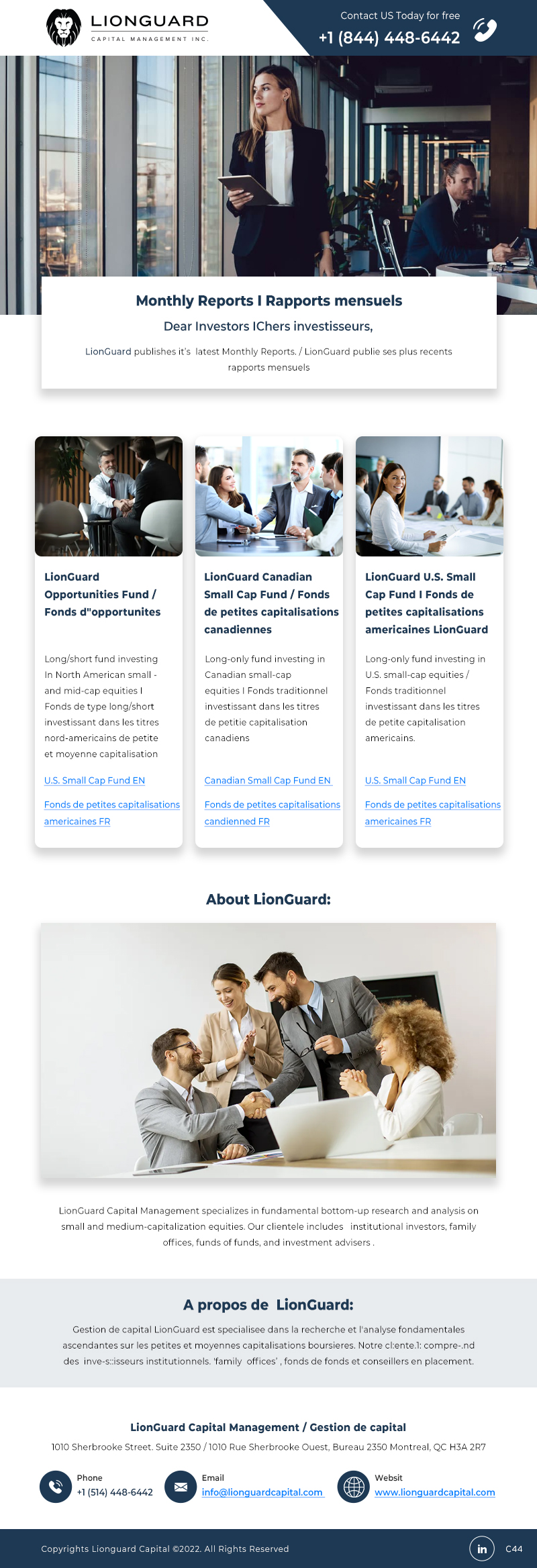Diseño de Mercadeo por Correo Electrónico por pb para LionGuard Capital Management Inc. | Diseño #29708697