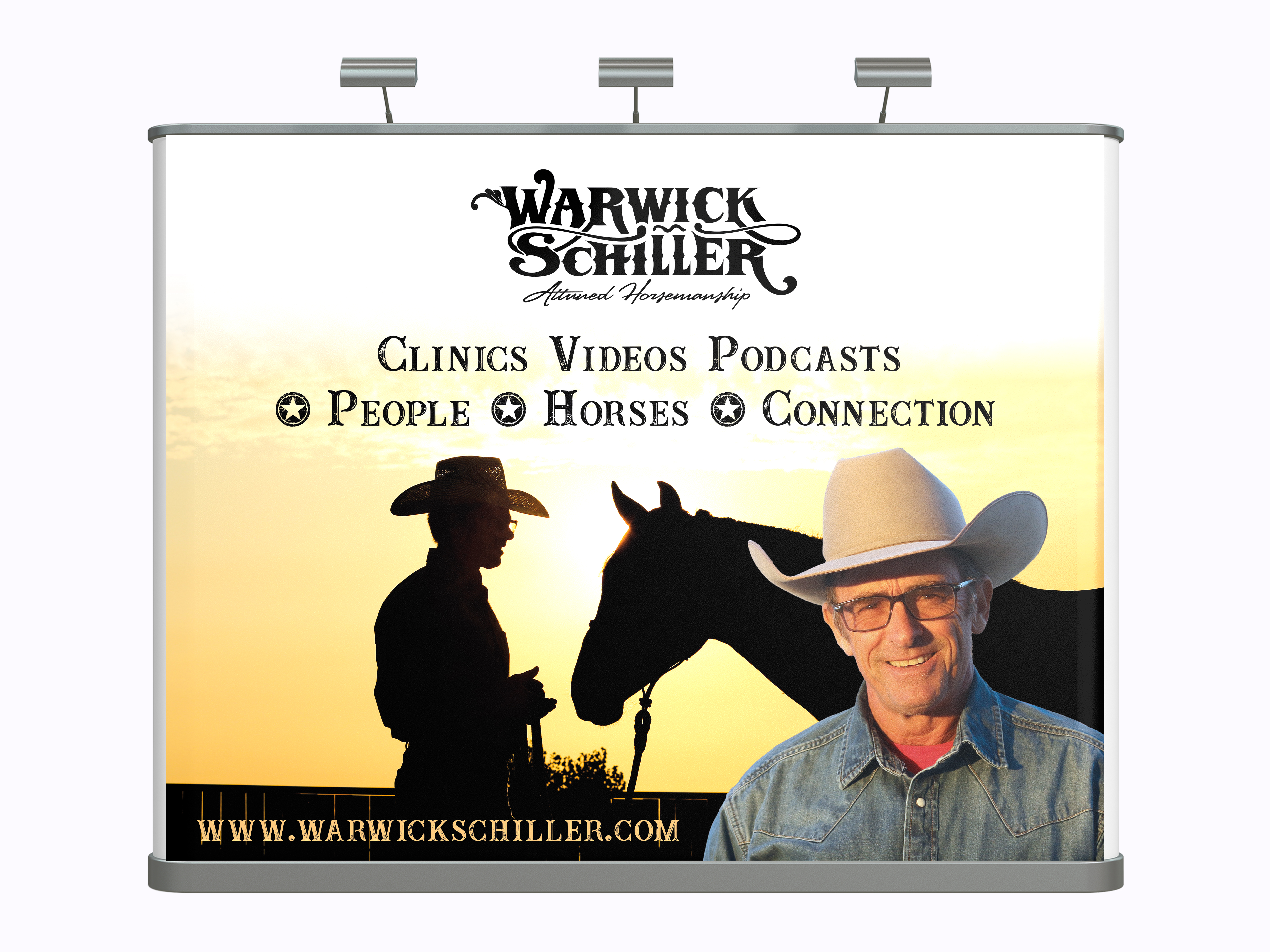 Trade Show Booth Design by MarkoE for Warwick Schiller Attuned Horsemanship | Design #29702624