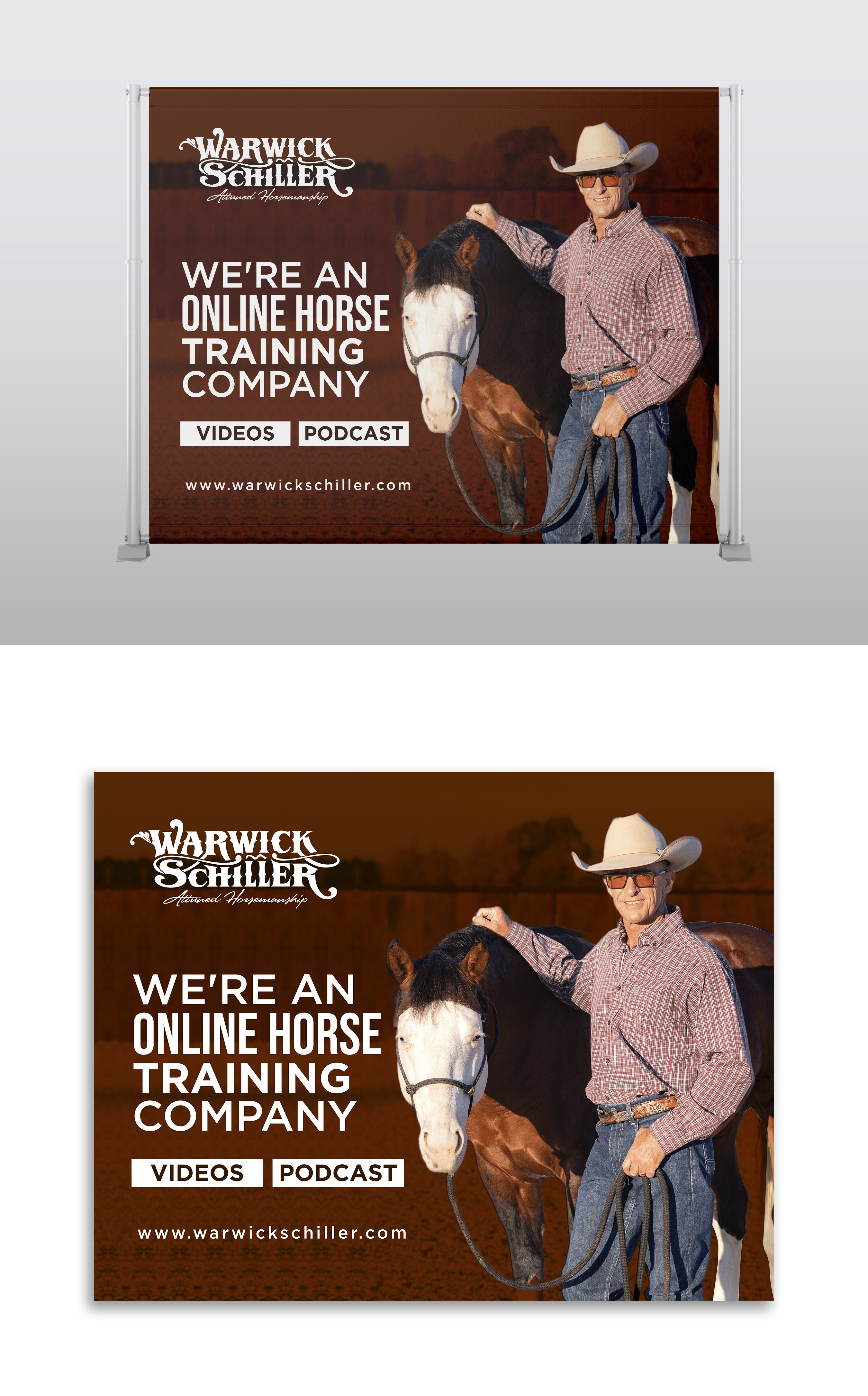 Trade Show Booth Design by debdesign for Warwick Schiller Attuned Horsemanship | Design #29701238