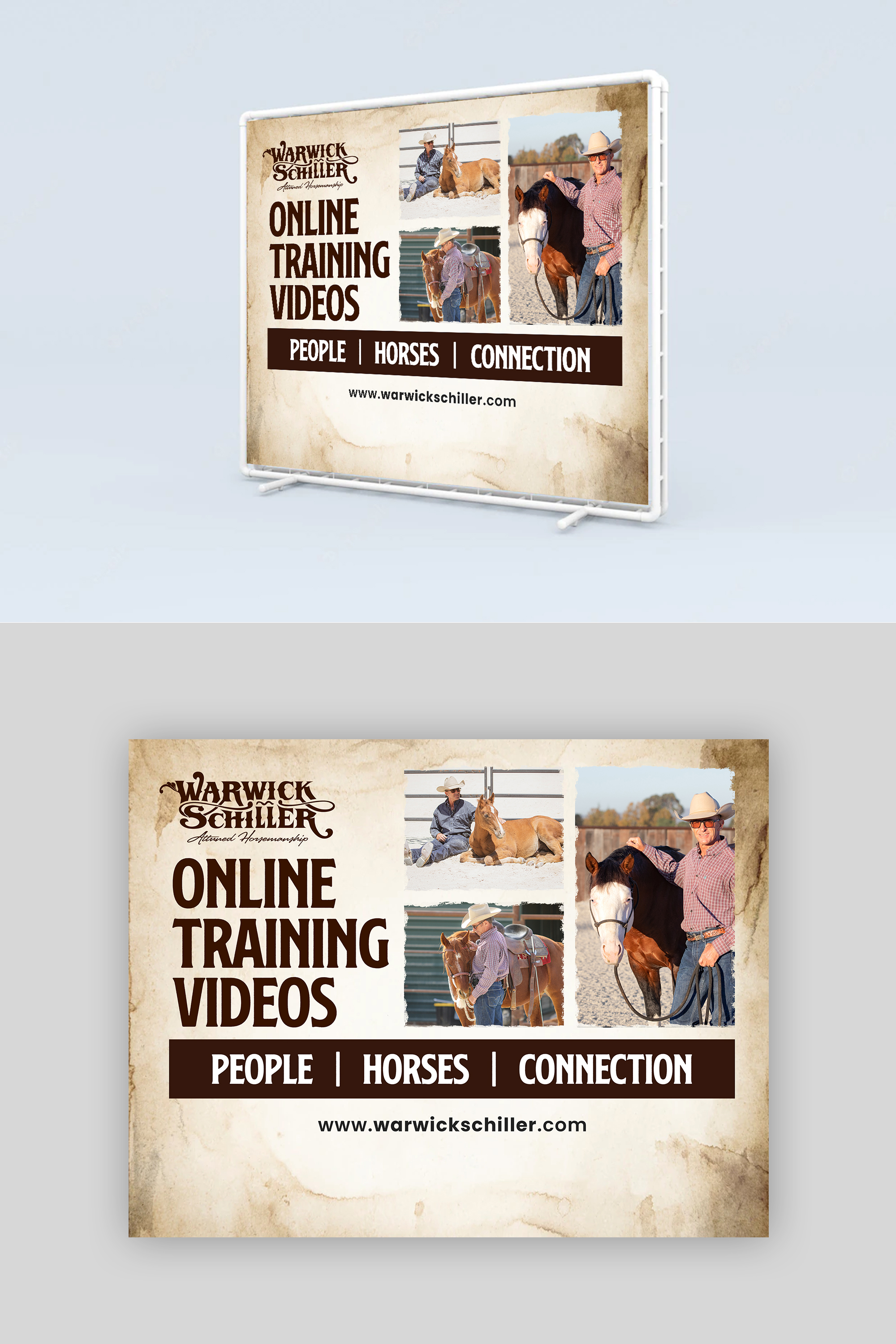 Trade Show Booth Design by debdesign for Warwick Schiller Attuned Horsemanship | Design #29701936