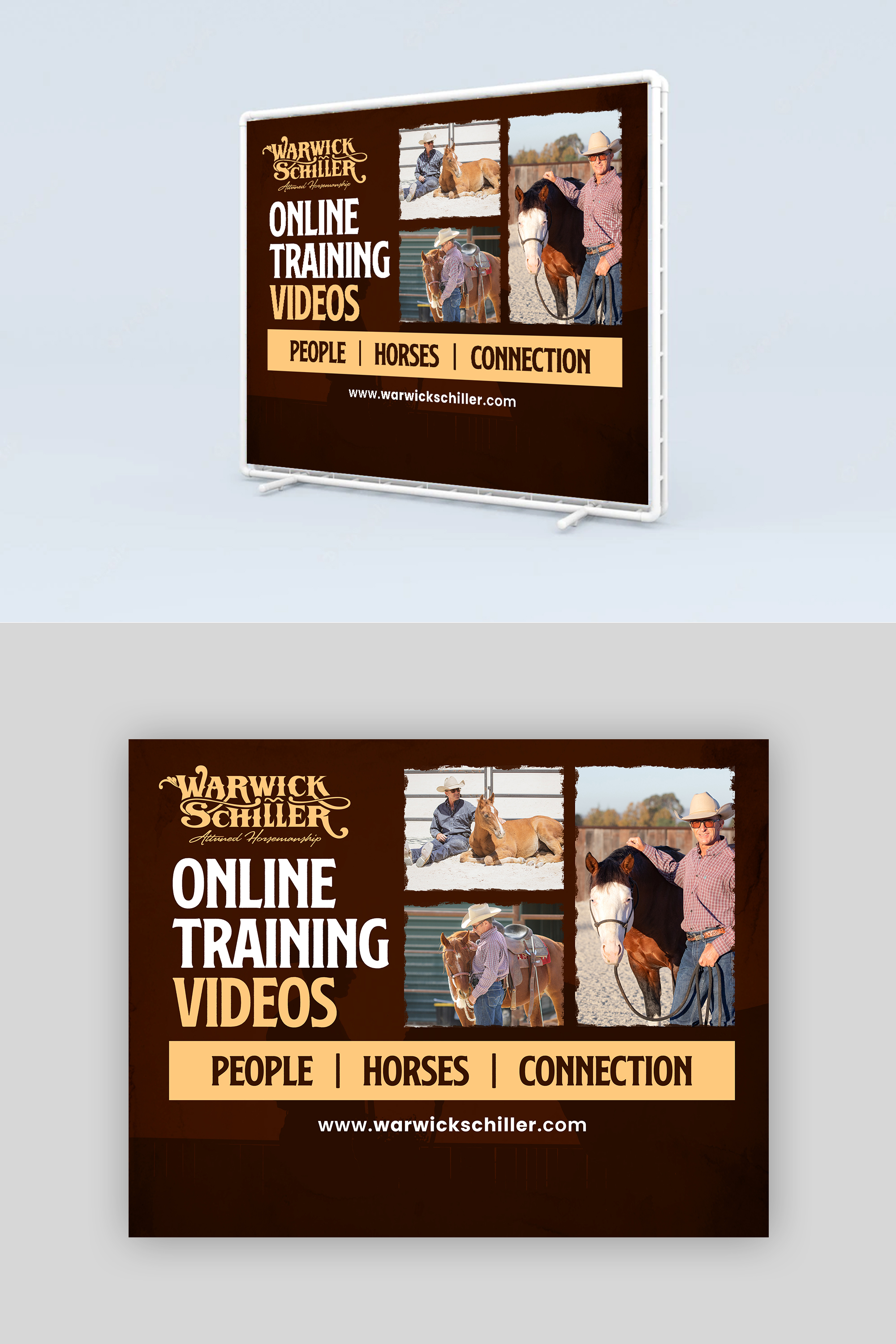 Trade Show Booth Design by debdesign for Warwick Schiller Attuned Horsemanship | Design #29701937