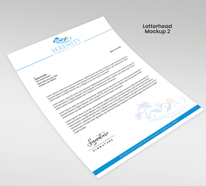 Letterhead Design by Expert Designer for Serenity Realty | Design: #29711173