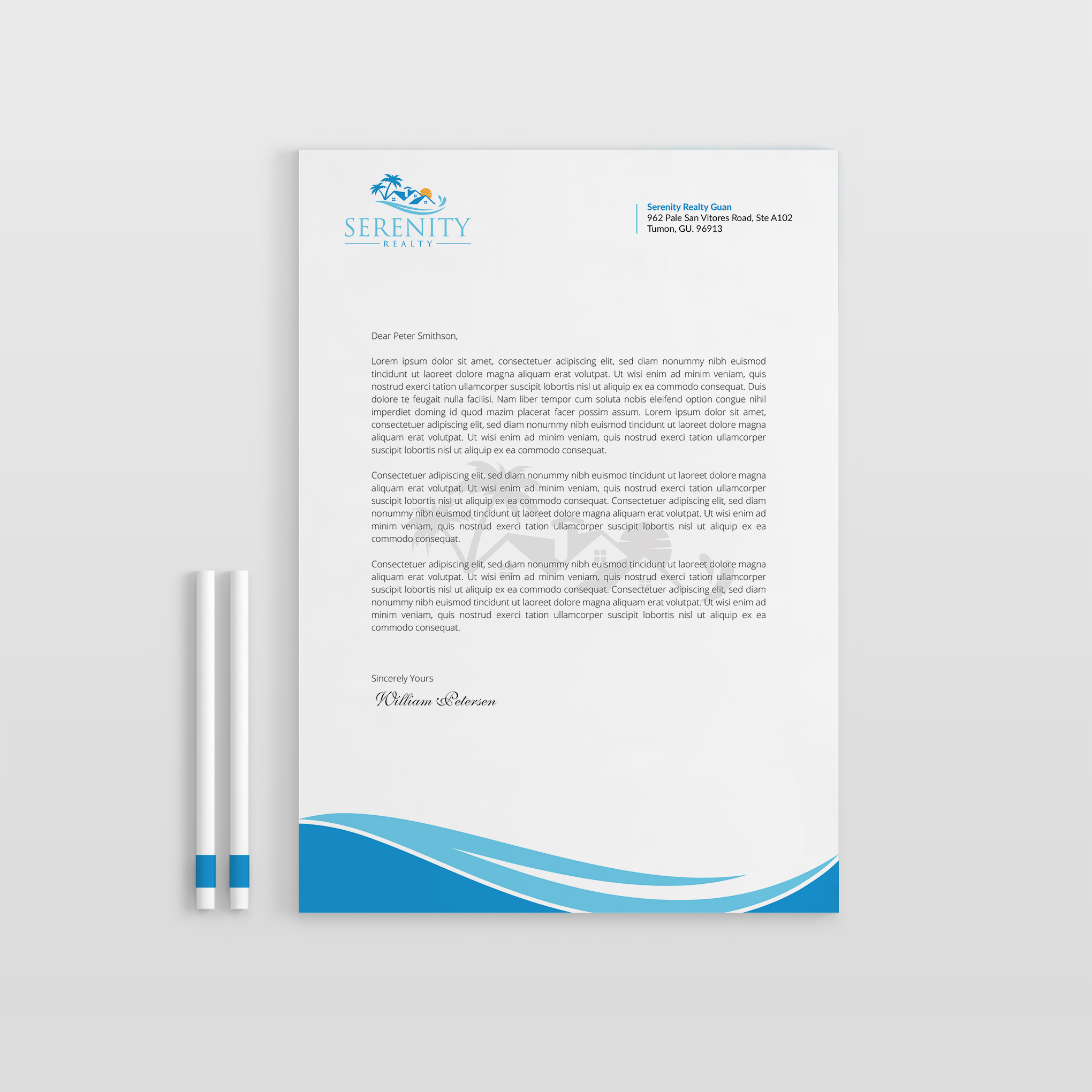 Design En-Tête par OxonoArt pour Serenity Realty | Design #29705907