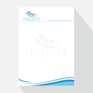 Letterhead Design by Radsky17 for Serenity Realty | Design: #29705732