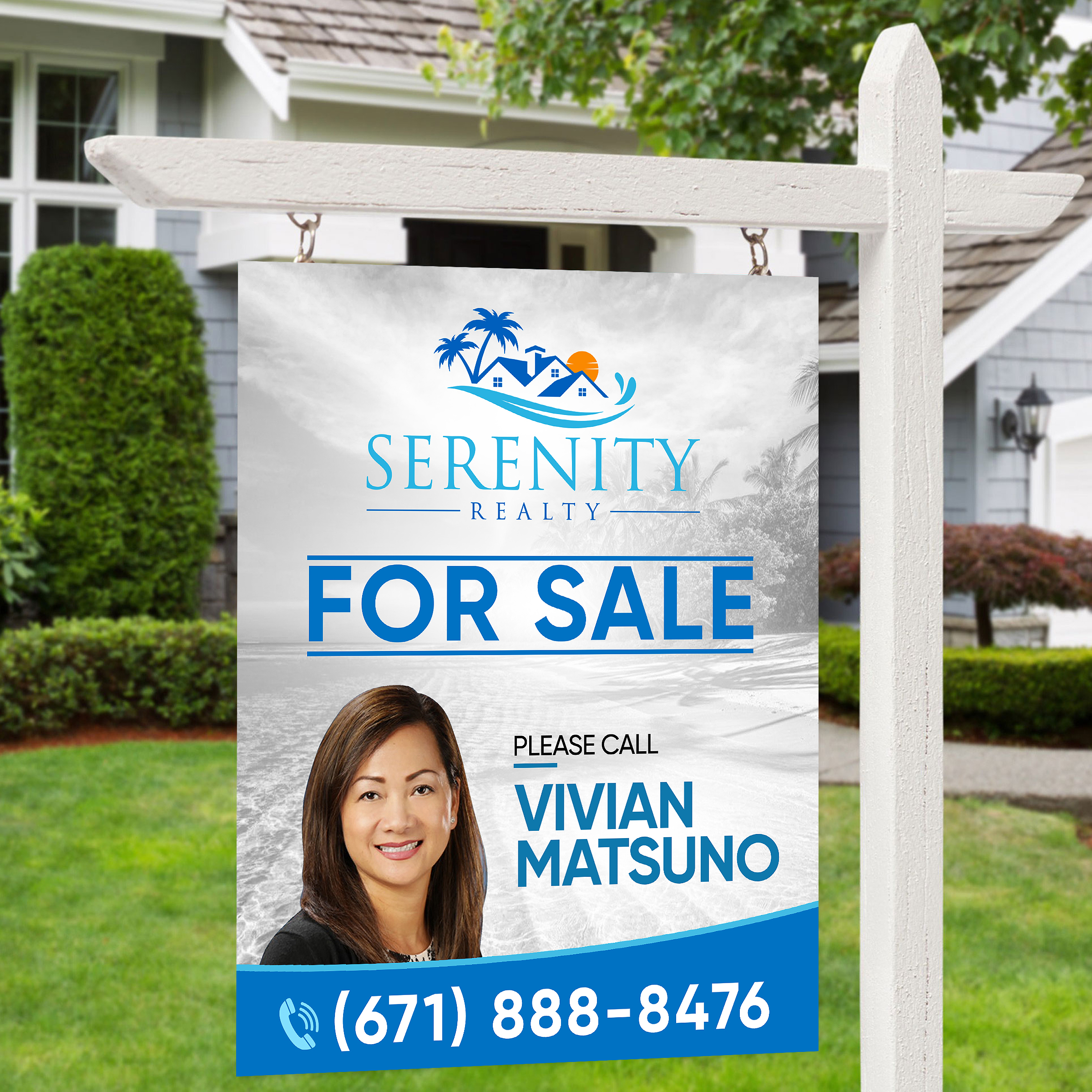 Signage Design by Designers Hub for Serenity Realty | Design #29703837