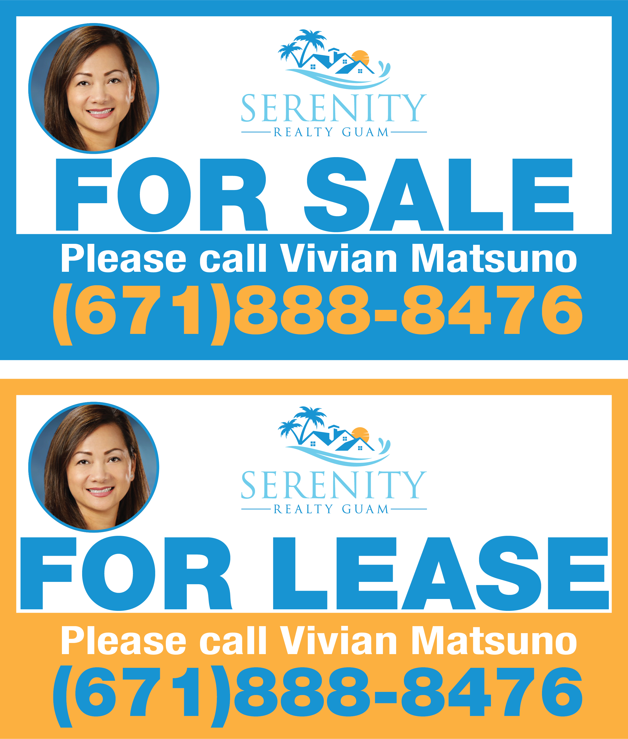 Signage Design by Vyacheslav65 for Serenity Realty | Design #29712893
