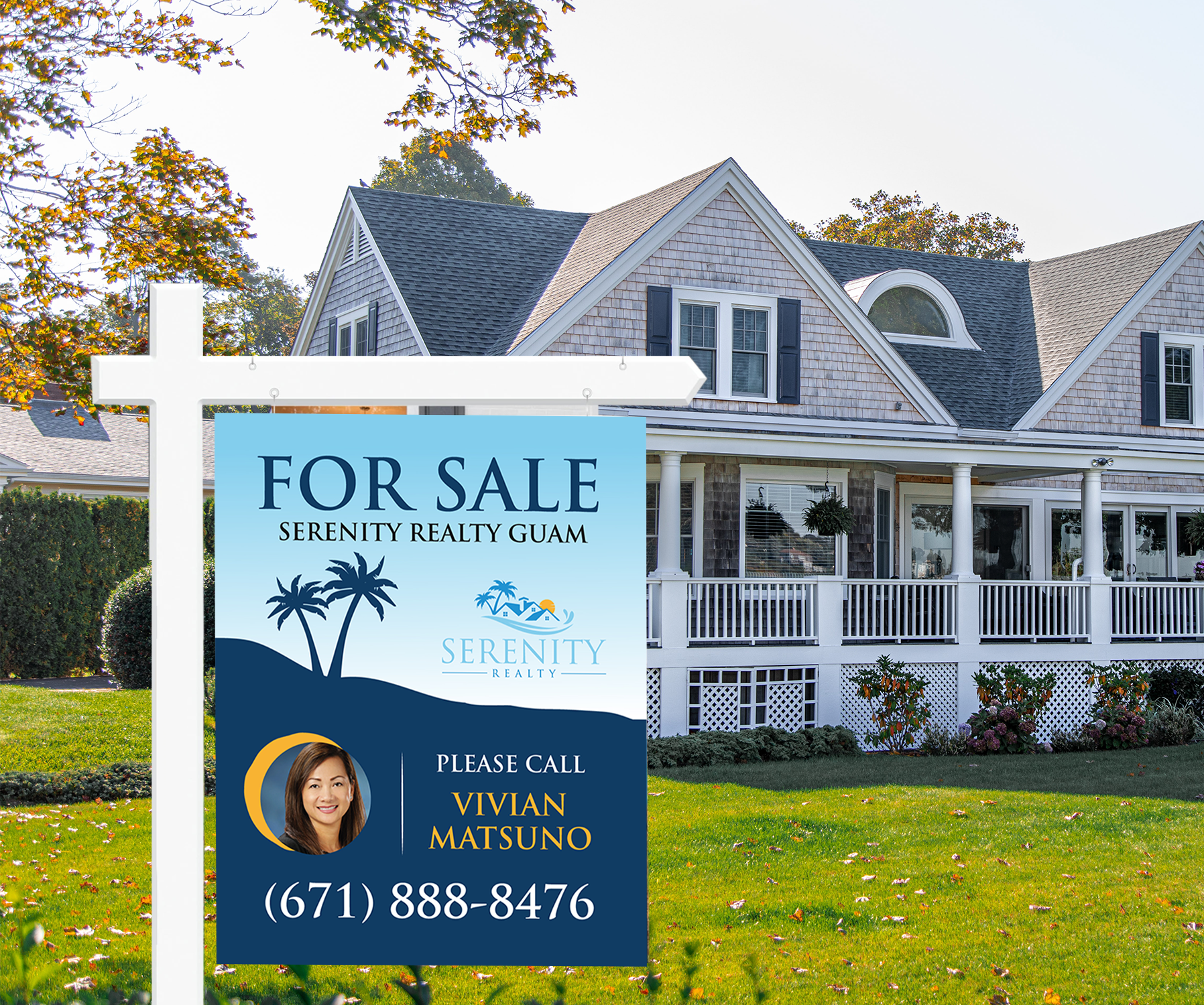 Signage Design by JK18 for Serenity Realty | Design #29705979