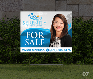 Design de Panneau par D Creative pour Serenity Realty | Design : #29718028