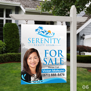 Design de Panneau par D Creative pour Serenity Realty | Design : #29718031