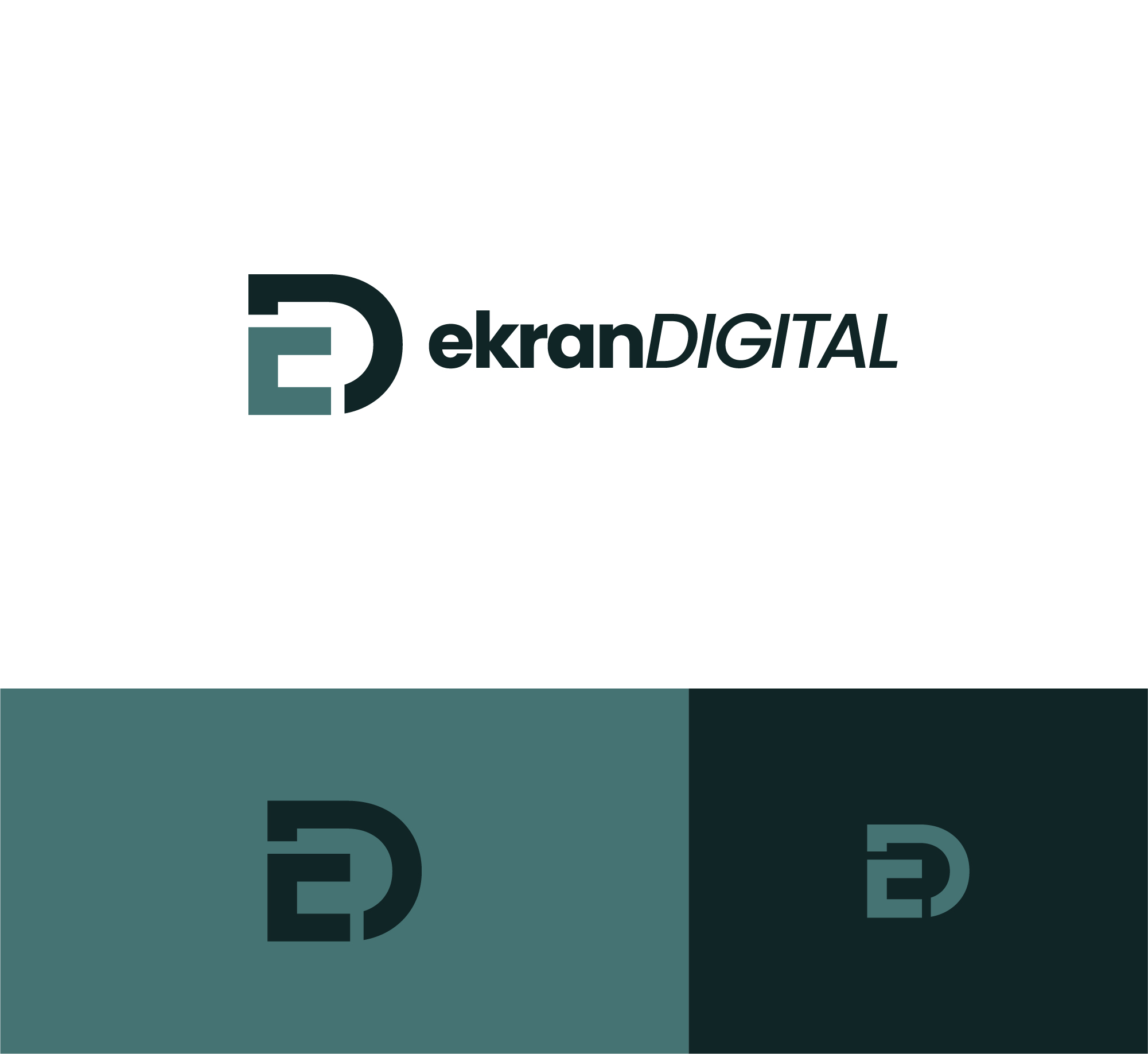Logo Design by Alexander Satriyo for Ekran Digital | Design #29732662