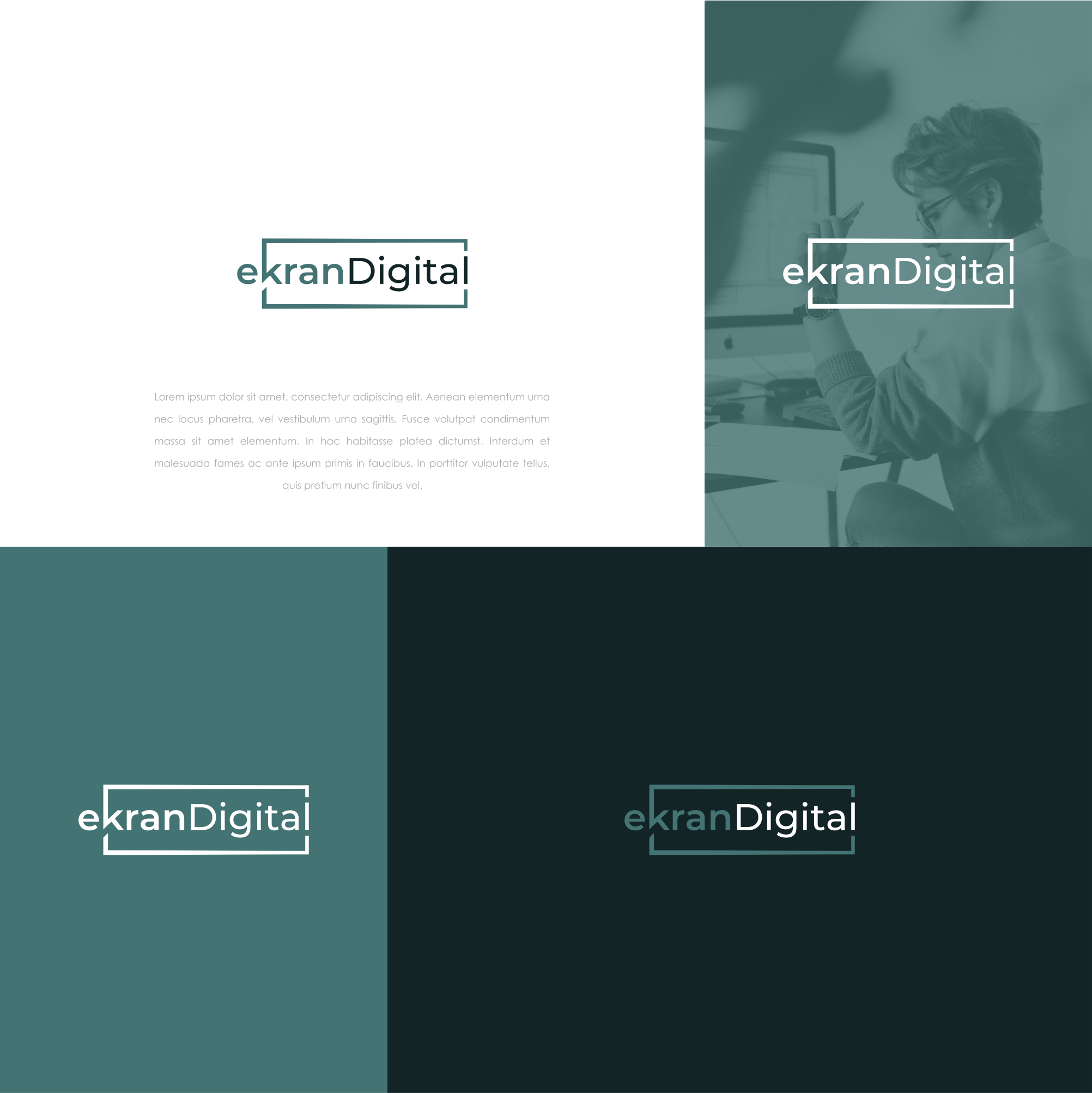 Logo Design by sonimaulana.dc for Ekran Digital | Design: #29704881