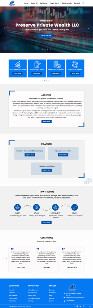 Wix-Design von pb für dieses Projekt | Design: #29715107