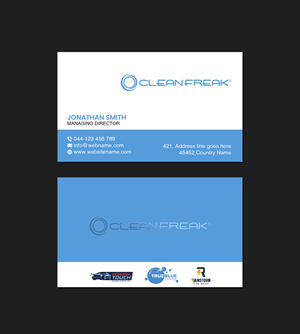 Business Card Design by Creations Box 2015 for True Blue Car Wash | Design: #29715142