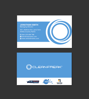 Business Card Design by Creations Box 2015 for True Blue Car Wash | Design: #29715146