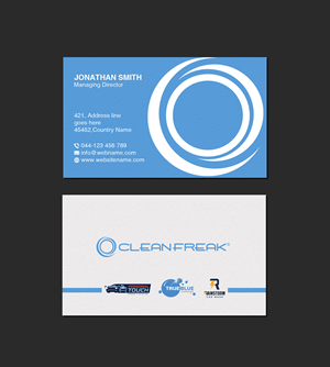 Business Card Design by Creations Box 2015 for True Blue Car Wash | Design: #29715147