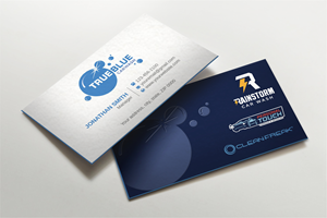 Business Card Design by LAXMI DESIGNHUB for True Blue Car Wash | Design: #29711630