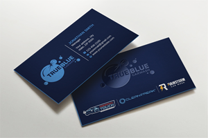 Business Card Design by LAXMI DESIGNHUB for True Blue Car Wash | Design: #29711637