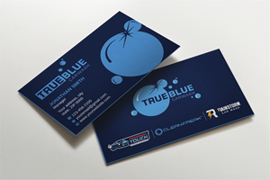 Business Card Design by LAXMI DESIGNHUB for True Blue Car Wash | Design: #29711643